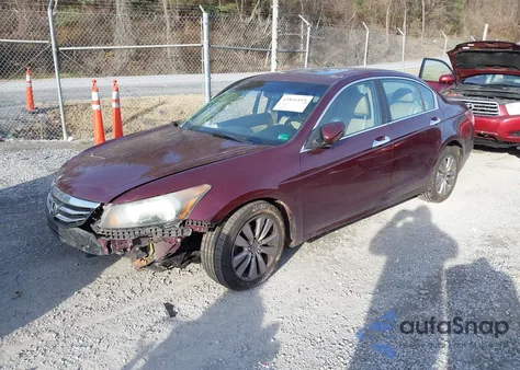 2012 Honda Accord 3.5 Ex-L from USA, damaged, VIN 1HGCP3F86CA008126
